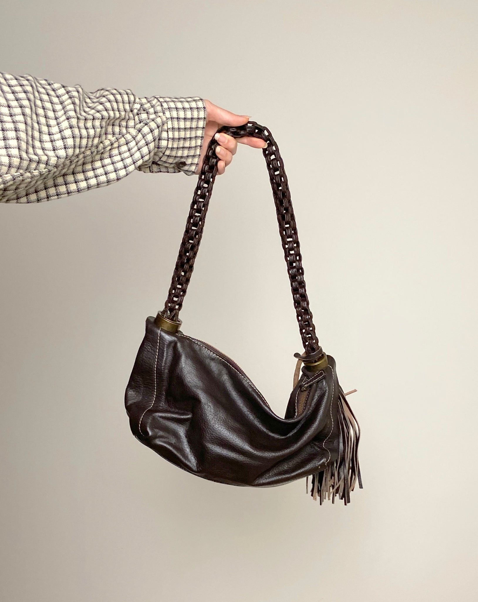 Soft Chocolate Leather Bag