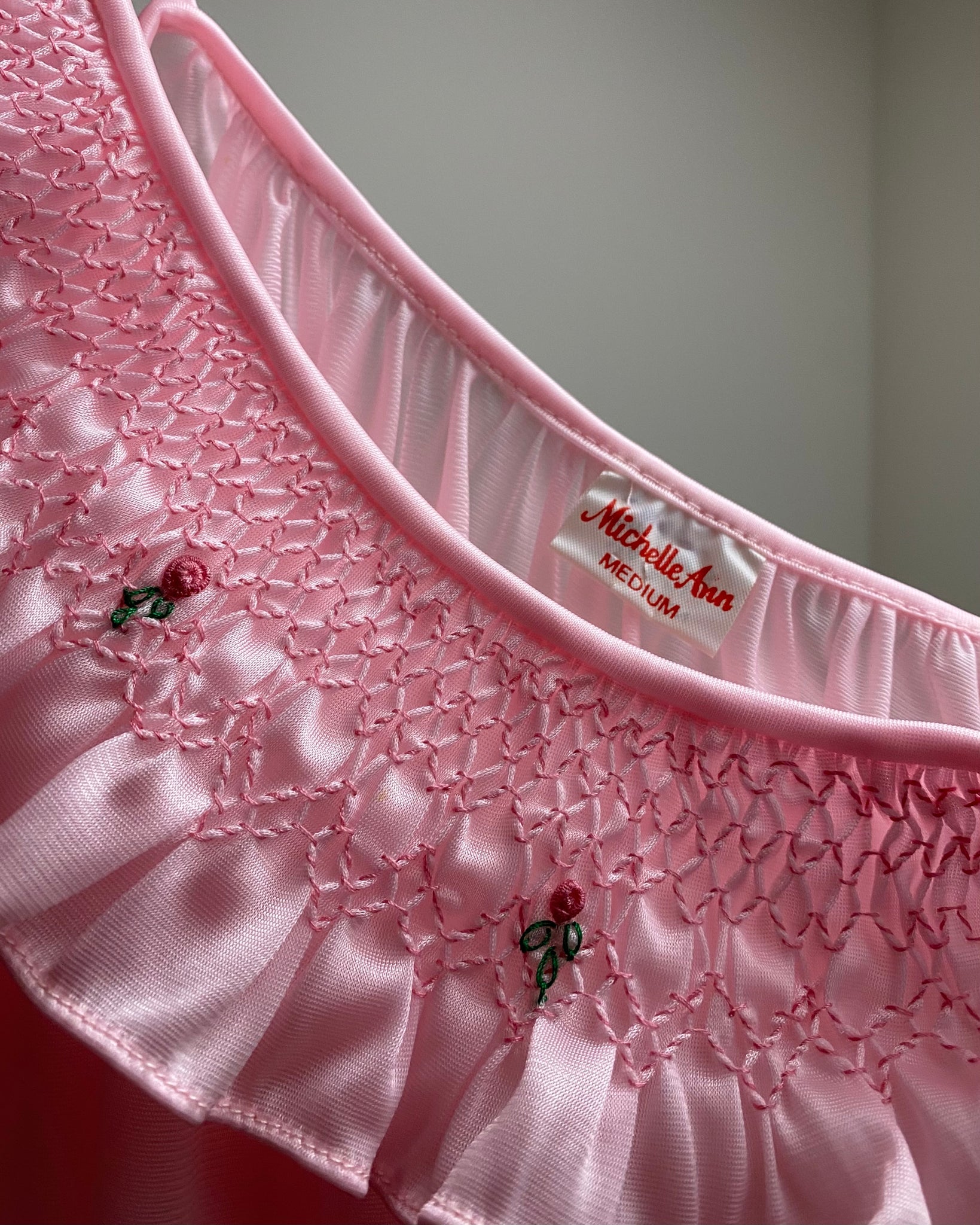 60s Michelle Ann Baby Pink Pajama Set (fits S)