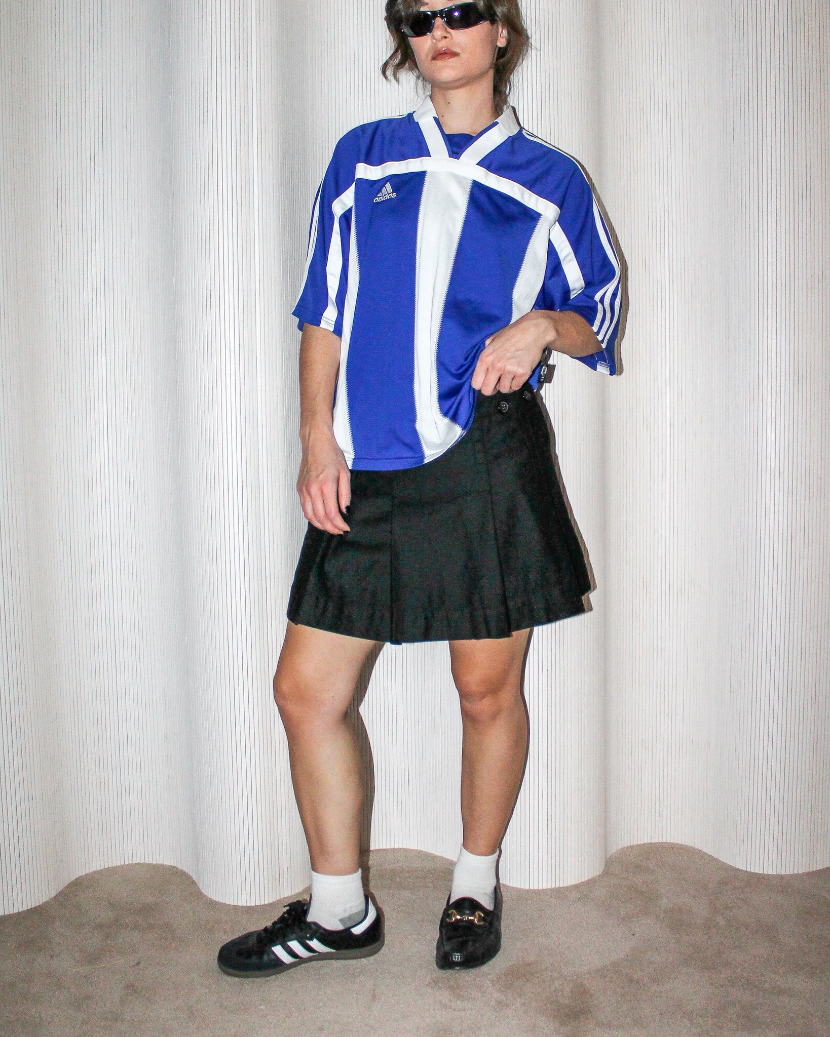 Adidas Cobalt Soccer Jersey (S)