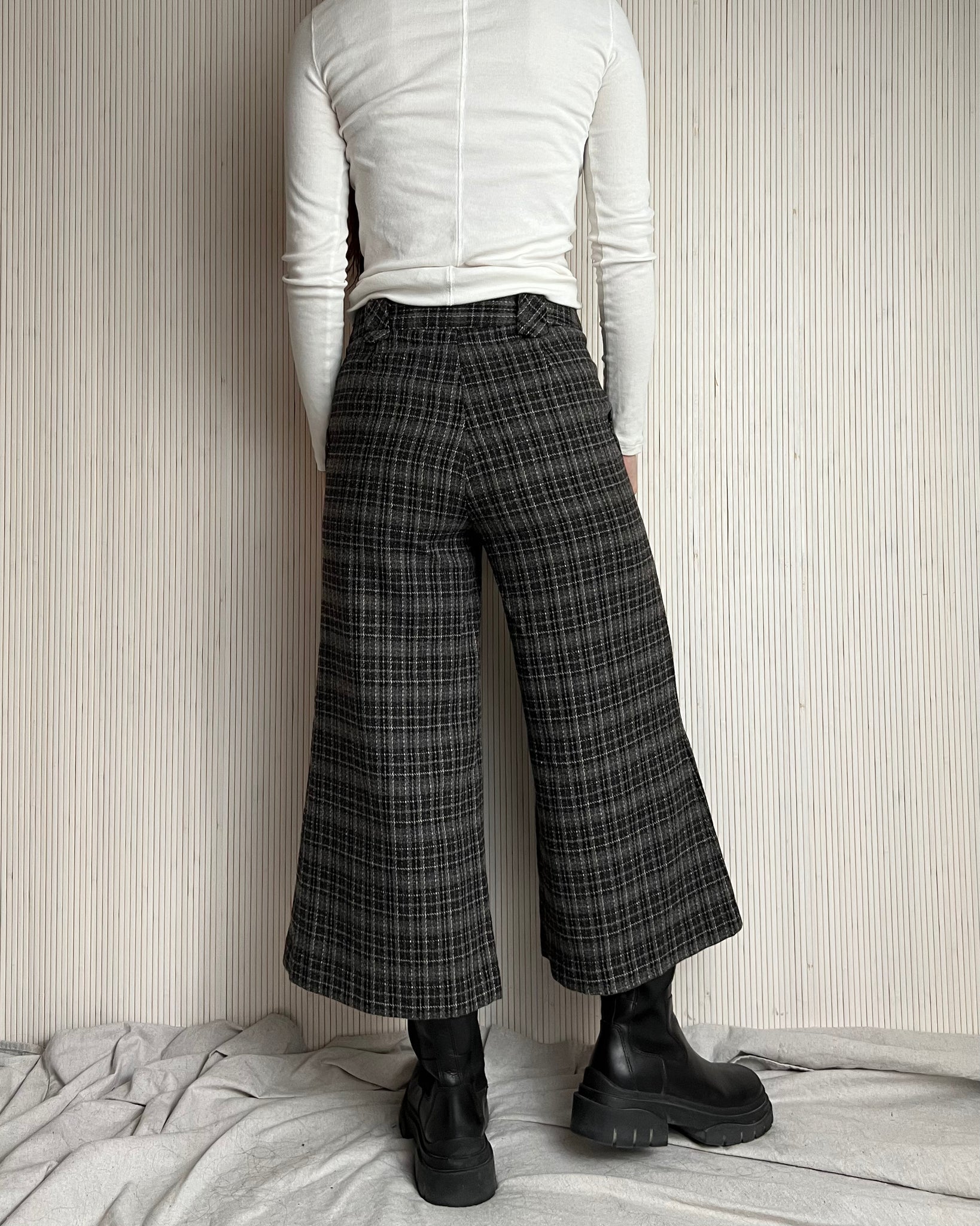 Plaid 2025 gaucho pants