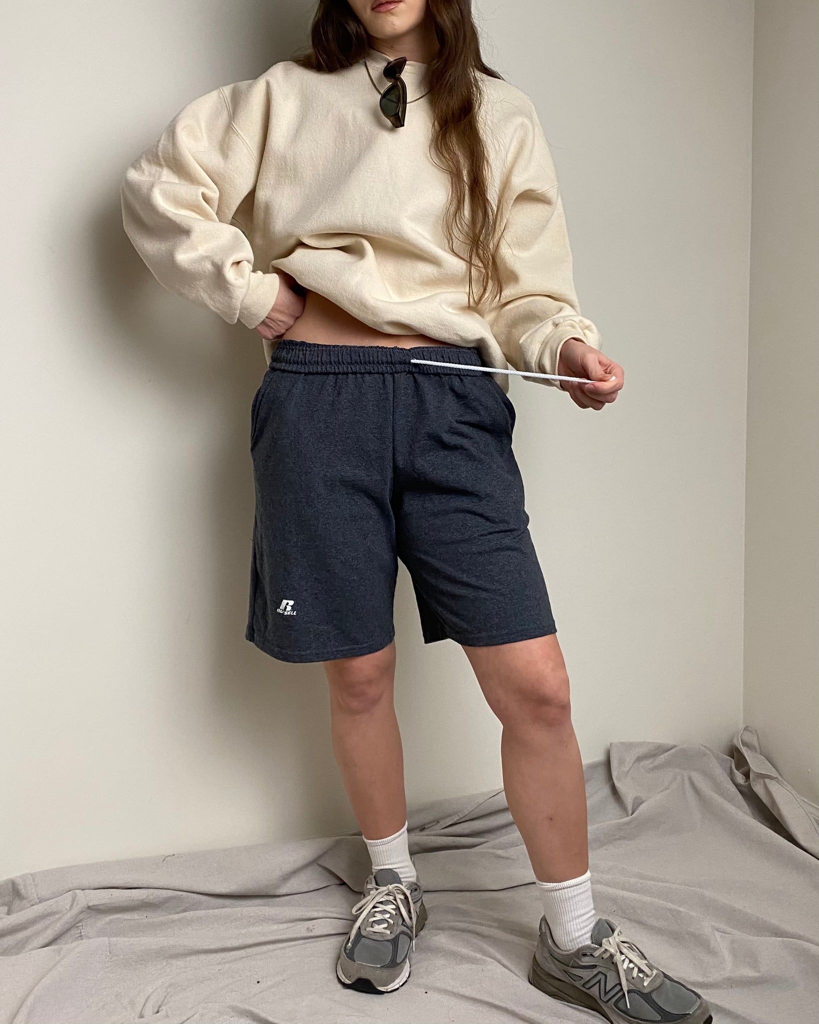 90s Russel Athletic Sweat Shorts (Mens S)