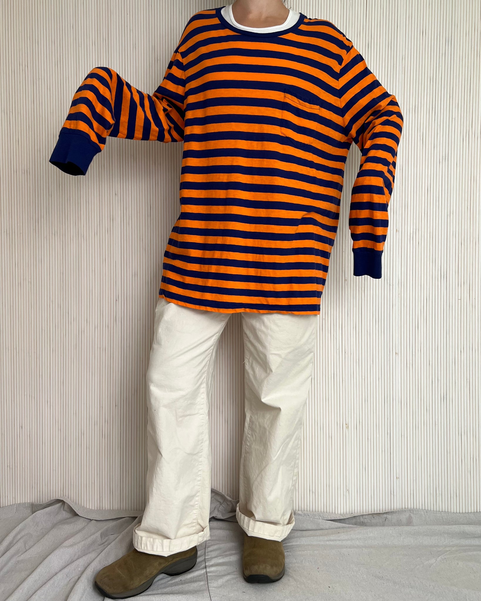 Bold Stripe Ralph Lauren long Sleeve (Mens XL)