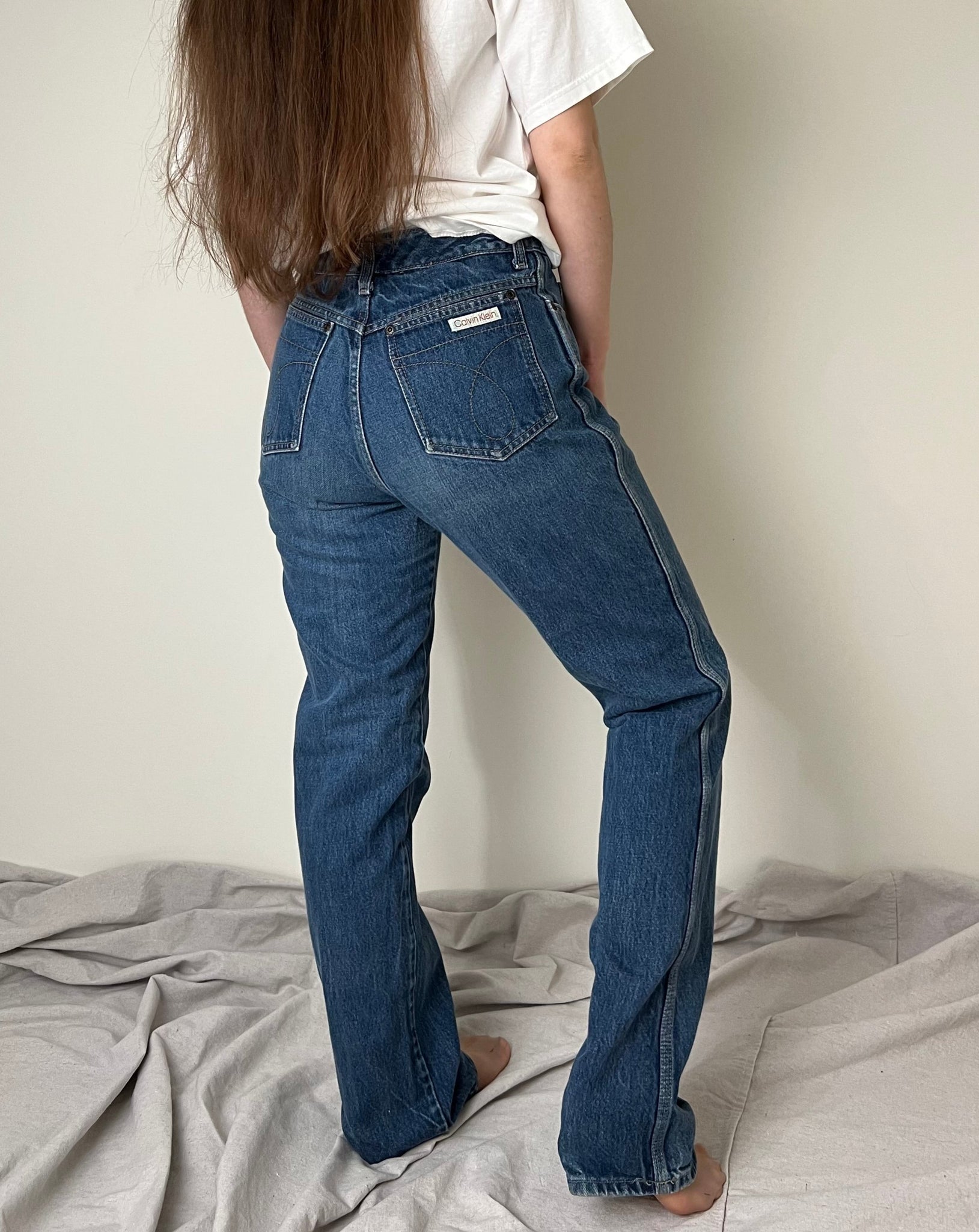 80s Calvin Klein 100% COTTON Jeans (28" waist)