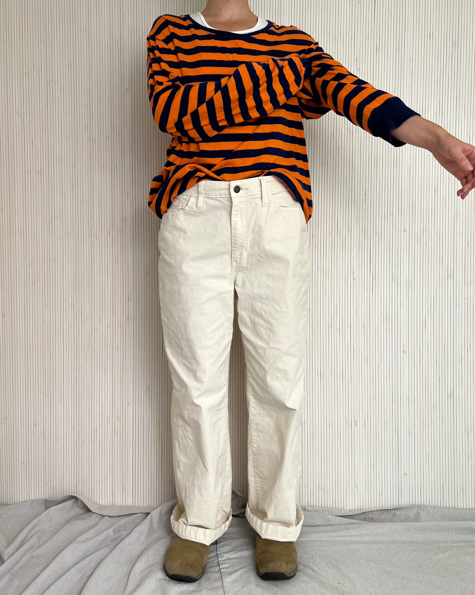 Bold Stripe Ralph Lauren long Sleeve (Mens XL)