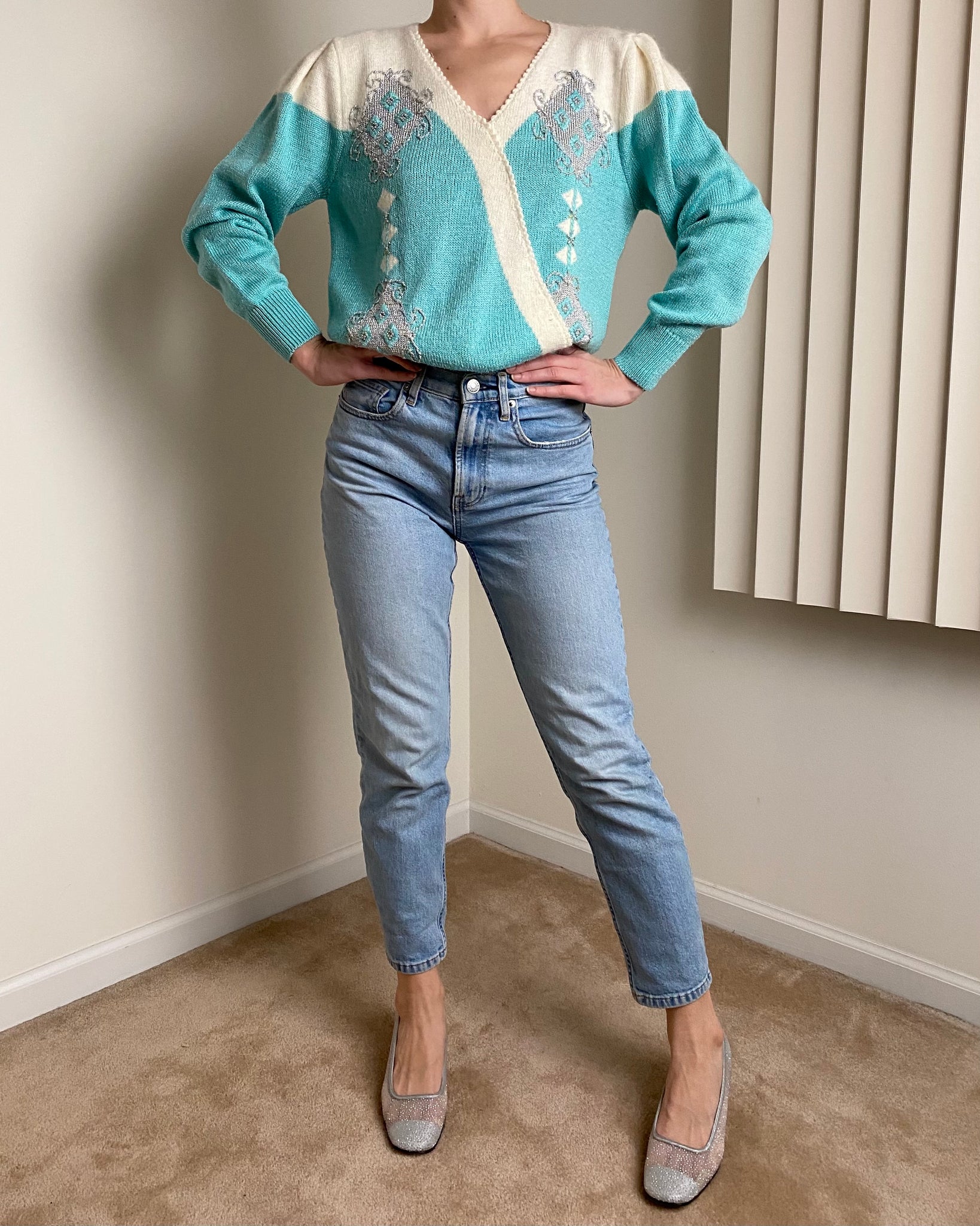 80s Jaclyn Smith Sweater (fits XS/S)