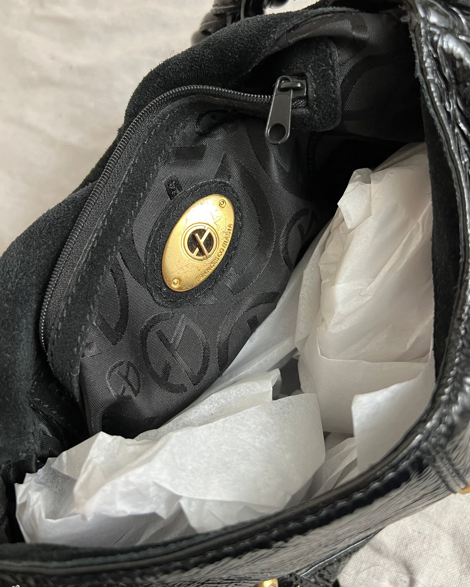 Y2k Patent Leather Shoulder Bag