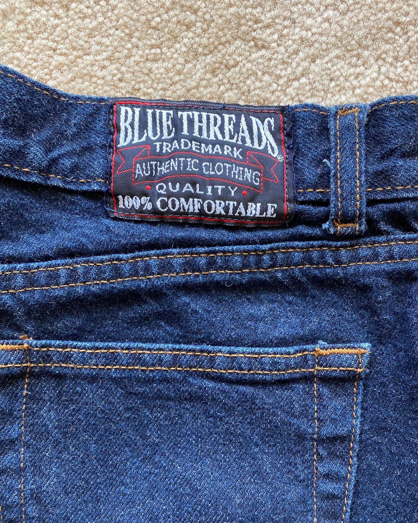 90s Dark Wash Cotton Denim Shorts (fits 4/6)